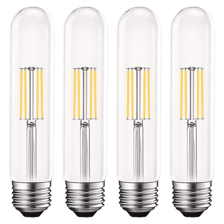 Luxrite T9 Tube LED Light Bulbs 5W 60W Equivalent 500LM 4000K Cool White Dimmable E26 Base, 4PK LR21655-4PK